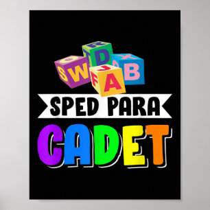 Sped Para Cadet Back To School Poster