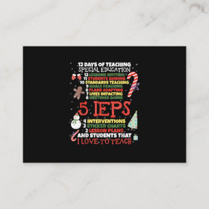 SPED School Tee Funny Special Education Teacher Enclosure Card