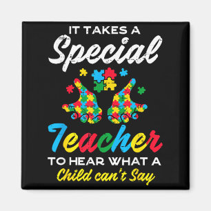 Sped Special Autism Awareness Month Autistic Boys Magnet