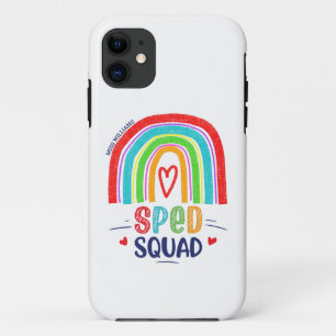 SPED Squad Colourful Modern Rainbow iPhone 11 Case