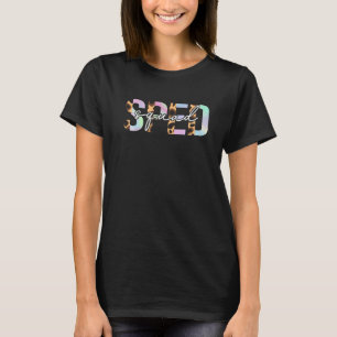Sped Squad Education Teacher Back To School tie dy T-Shirt