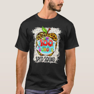 Sped Squad Happy 100th Day Of School Face Mask Spe T-Shirt