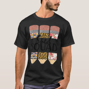 Sped Squad Special Ed Teacher Back To School Leopa T-Shirt