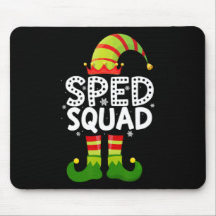 Sped Squad Special education for santa family chri Mouse Pad