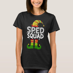 Sped Squad Special Education For Santa Family Chri T-Shirt