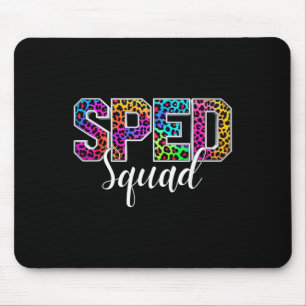 Sped Squad Special Education Teacher School Team L Mouse Pad