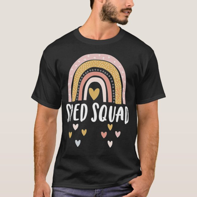 Sped Squad Special ucation Teacher Sped squad funn T-Shirt (Front)