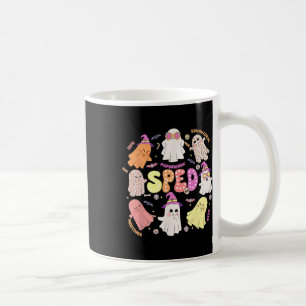 Sped Teacher Halloween Spooky Special Education Te Coffee Mug