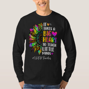 Sped Teacher It Takes A Big Heart To Shape Little T-Shirt