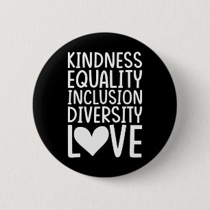 Sped Teacher - Kindness Equality Inclusion Diversi 6 Cm Round Badge