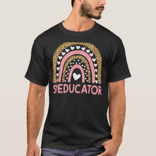 SPED teacher, speducator heart, speducator rainbow T-Shirt