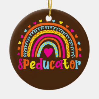 Speducator Special Education Teacher Sped Ed Ceramic Ornament