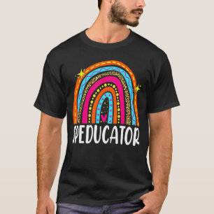 Speducator Special Education Teacher Sped Ed Rainb T-Shirt