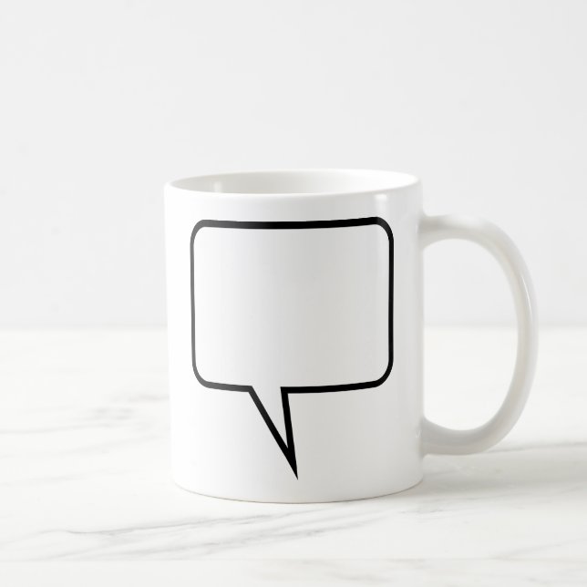 Speech Balloon Coffee Mug (Right)