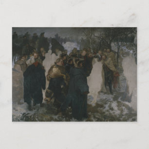 Speech before the Battle of Leuthen, 1858 Postcard