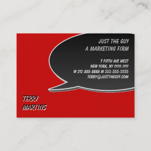 Speech Bubble Card