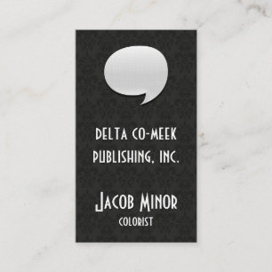 Speech Bubble Card [3d]