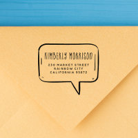 Speech Bubble Name & Address