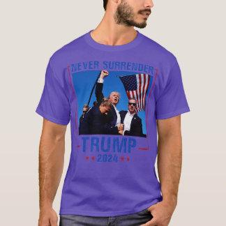 Speech Fist in the Air Pennsylvania 2024 Never Sur T-Shirt