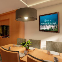 Speech is the picture of the mind proverb poster