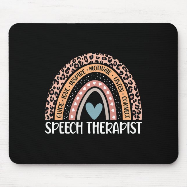 Speech Language Pathologist 100th Day Of School Sl Mouse Pad (Front)