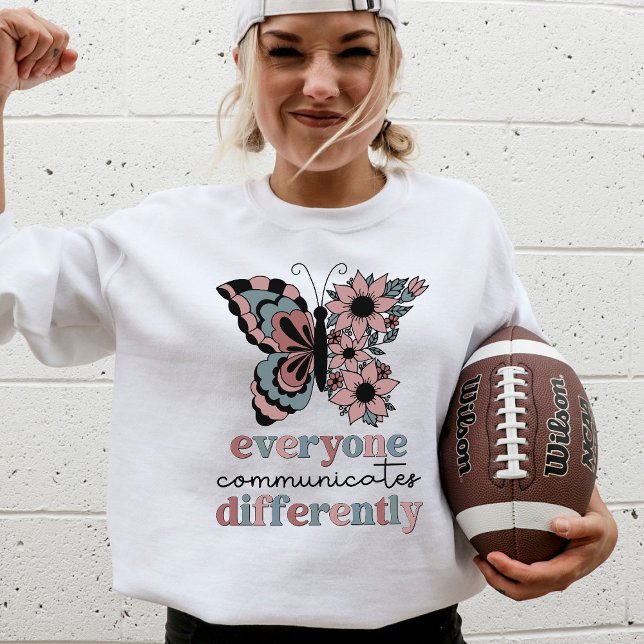 Speech Language Pathologist Butterfly Personalised Sweatshirt (Creator Uploaded)