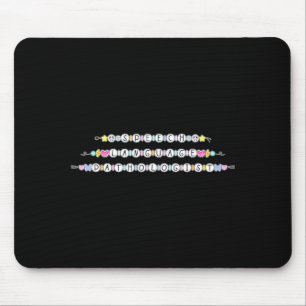 Speech language pathologist friendship bracelet sl mouse pad