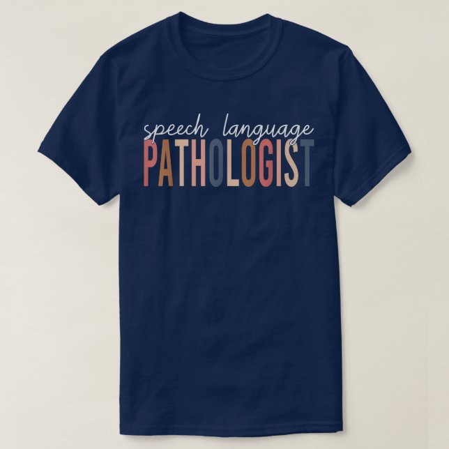 Speech Language Pathologist SLP Speech Therapy Pat T-Shirt (Design Front)