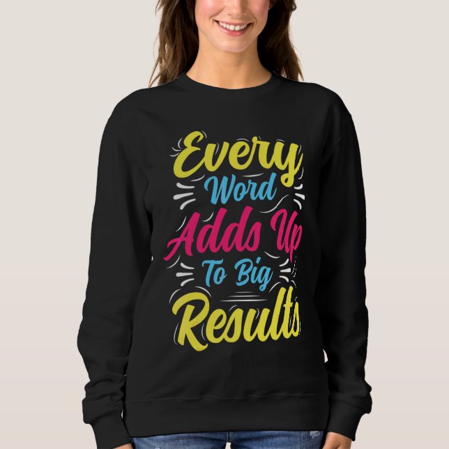 Speech Language Pathologist Speechie Slp Pathology Sweatshirt (Front)