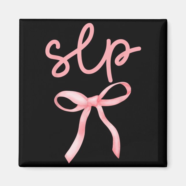 Speech Language Pathologist Therapist Iced Coffee Magnet (Front)