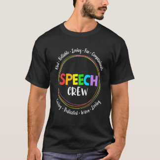 Speech Language Pathologist Therapy Groovy Speech T-Shirt