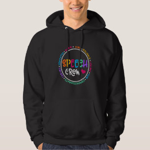 Speech Language Pathologist Therapy SLP TEAM or Sp Hoodie