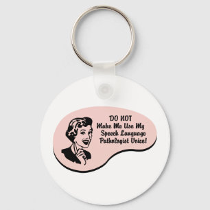 Speech-Language Pathologist Voice Key Ring