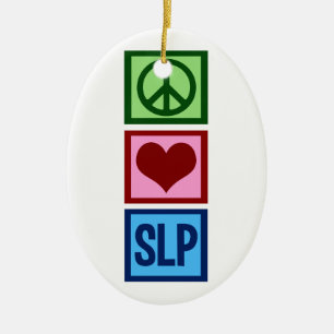 Speech Language Pathology Ceramic Ornament