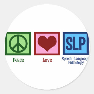 Speech Language Pathology Classic Round Sticker