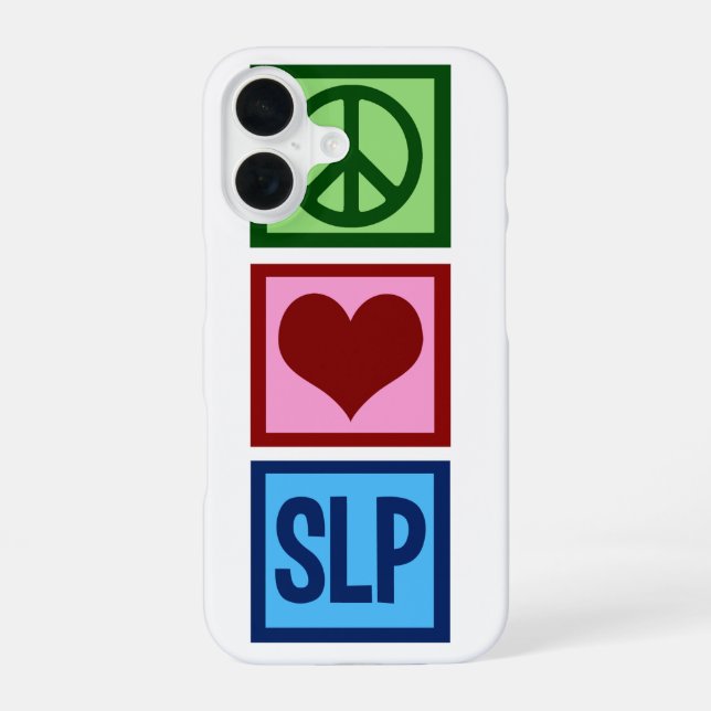 Speech Language Pathology iPhone 16 Case (Back)