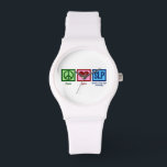Speech Language Pathology Watch<br><div class="desc">Peace Love SLP. I love speech therapy. A speech language pathologist gift.</div>