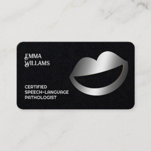 Speech Language Therapist Business Card