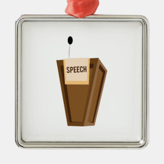 Speech Metal Tree Decoration