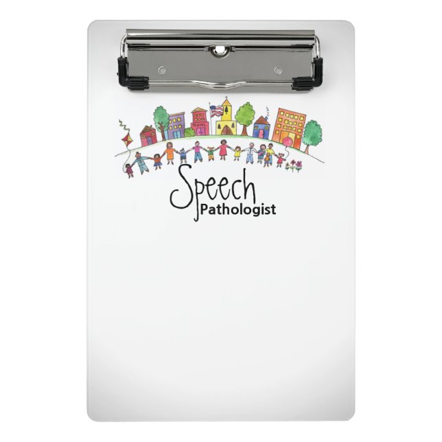 Speech Pathologist Mini Clipboard (Front)