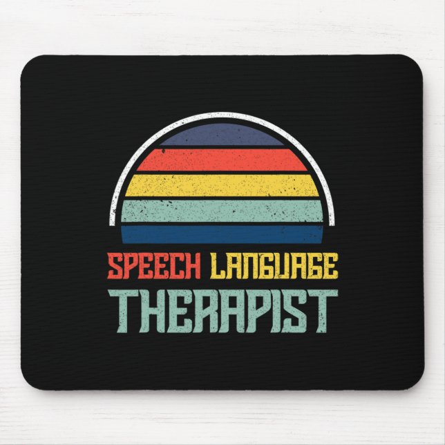 Speech Pathology Therapy Autism Awareness Month  Mouse Pad (Front)