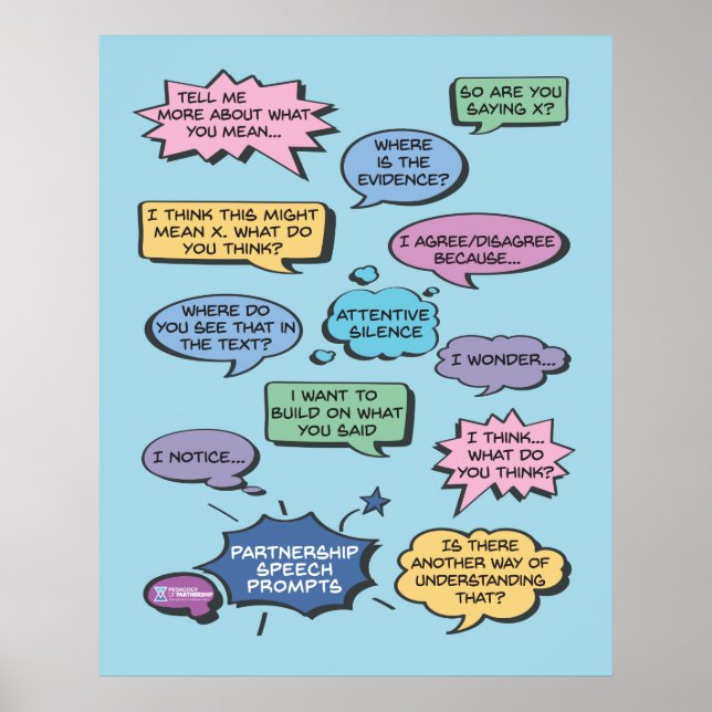 Speech Prompt Bubble 24x30 Poster (Front)
