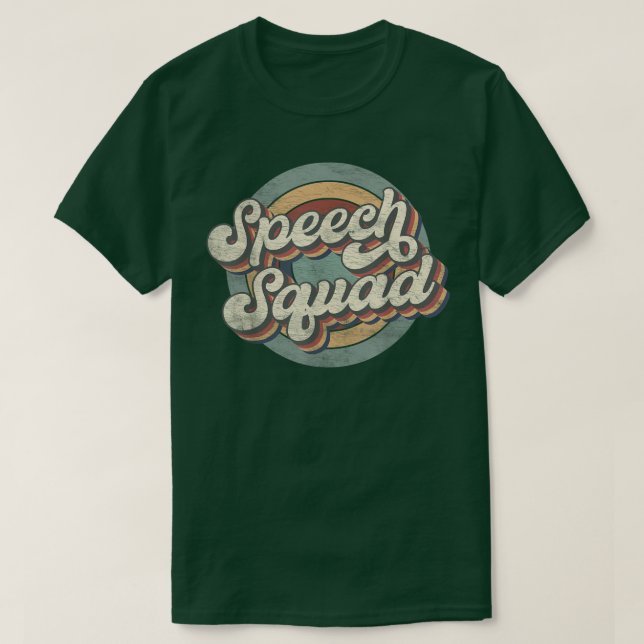Speech Squad Speech Therapy Crew Hello Back To Sch T-Shirt (Design Front)