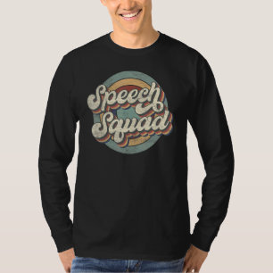 Speech Squad Speech Therapy Crew Hello Back To Sch T-Shirt