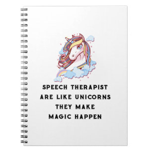 Speech Therapist Are Like Unicorns Speech Therapy Notebook