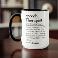 Speech Therapist Definition Personalized Gift