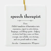 Speech Therapist Definition Thank You Gift