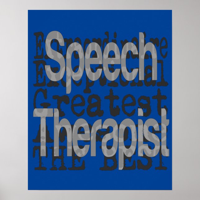 Speech Therapist Extraordinaire Poster (Front)
