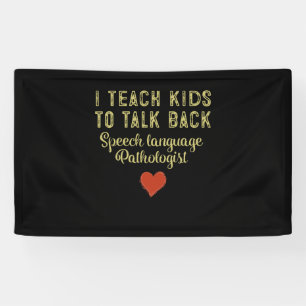 Speech Therapist SLP Speech Language Pathologist Banner