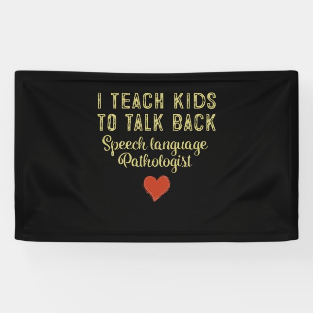 Speech Therapist SLP Speech Language Pathologist Banner (Horizontal)